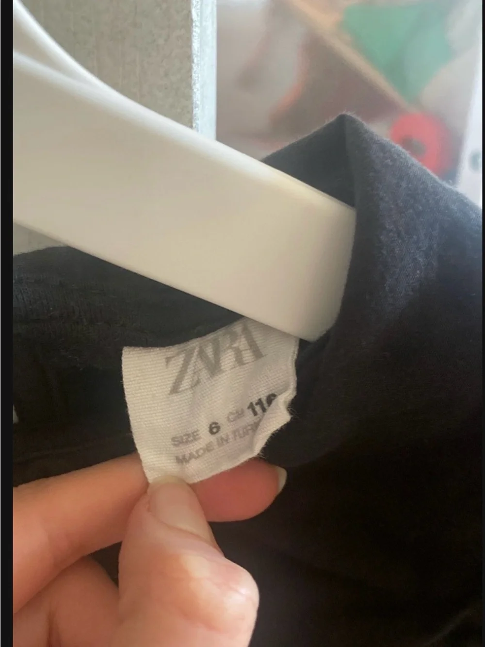 Zara Black '90s Art Ruffle Collar Sweatshirt
